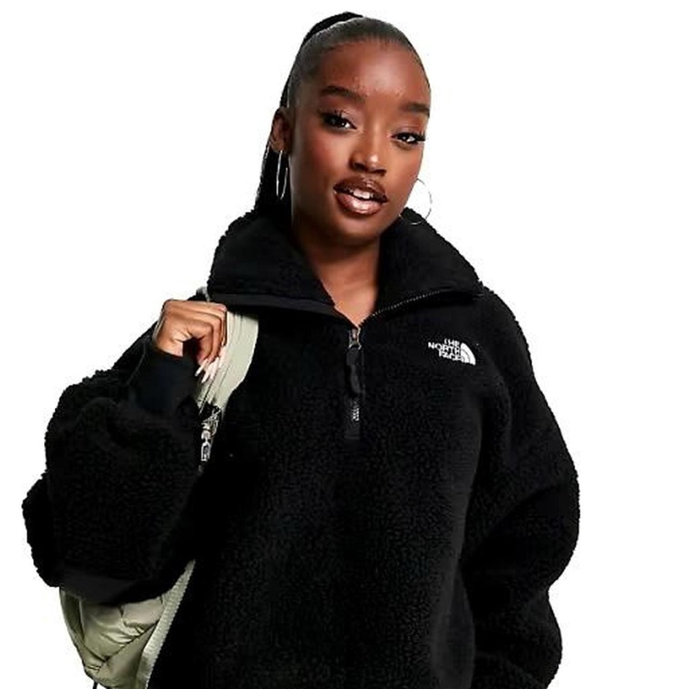 The North Face Black Teddy Jacket Cozy Fleece